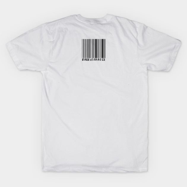Made In France - Barcode Travel Souvenir by bluerockproducts